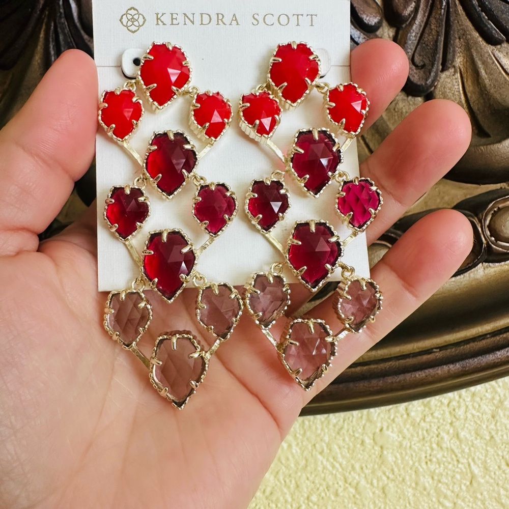 Kendra Scott CLARA Multi-Tone Statement Earrings